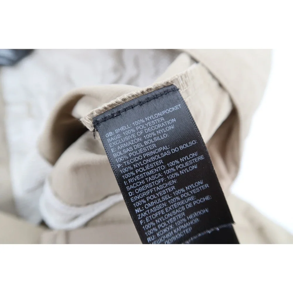 The North‎ Face Mens 32 Horizon 2.0 Ripstop Drawstring Shorts Beige Khaki Hiking